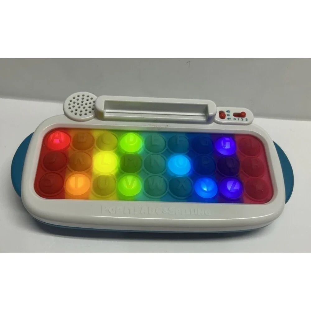 Chuckle and Roar ABC & Spelling Pop Keyboard Light up kids reading cards